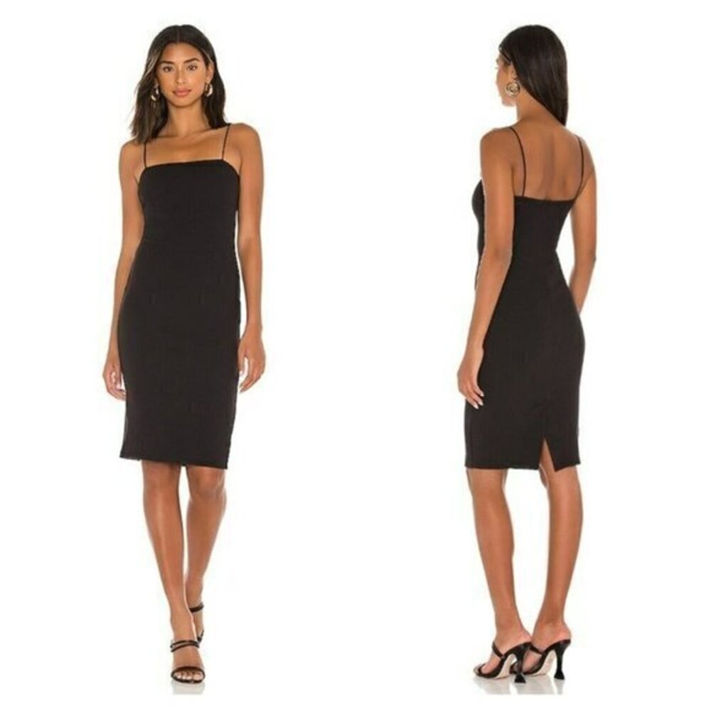 Michael Costello x REVOLVE Bodycon Midi Dress - Black